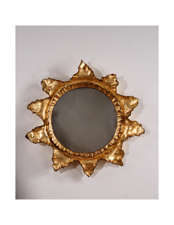 0031 Sun Ruffle Mirror 21"