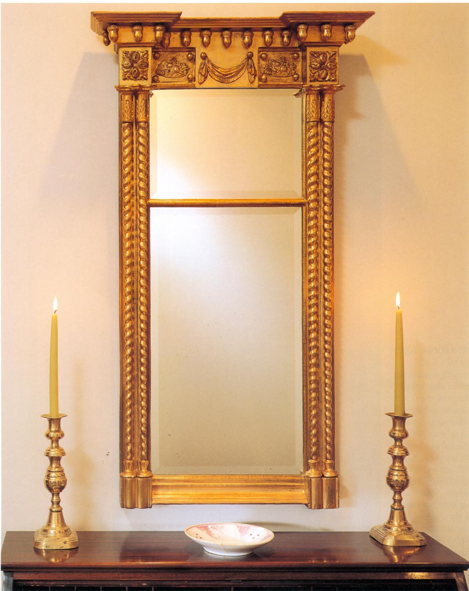 1028 Twisted Columns With Acorns Mirror 24×42