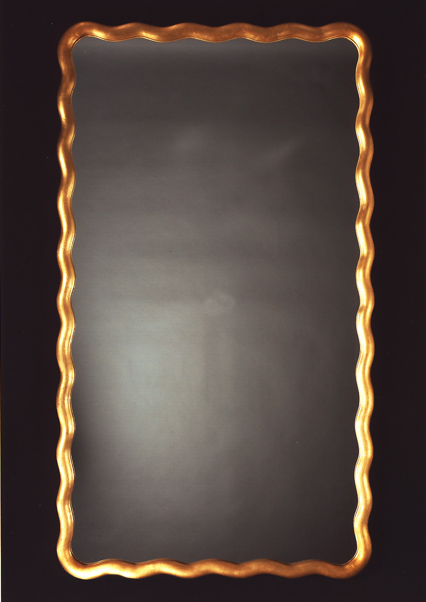 1049 Scalloped Rectangle II Mirror 31×54.5