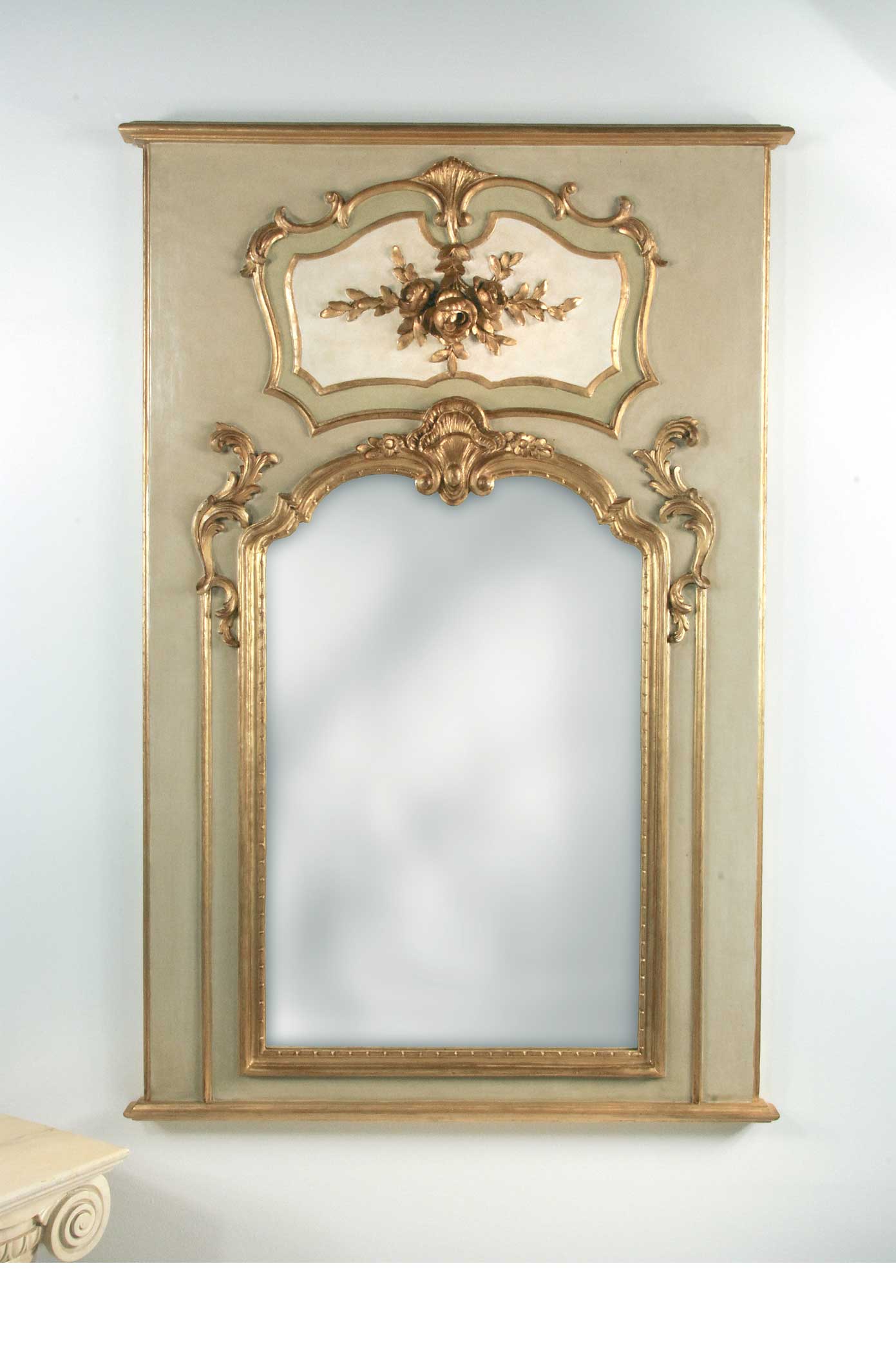 1058 Rose Boiserie Mirror 43×64