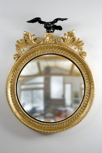 1114 Rondel with Eagle Mirror 36×44