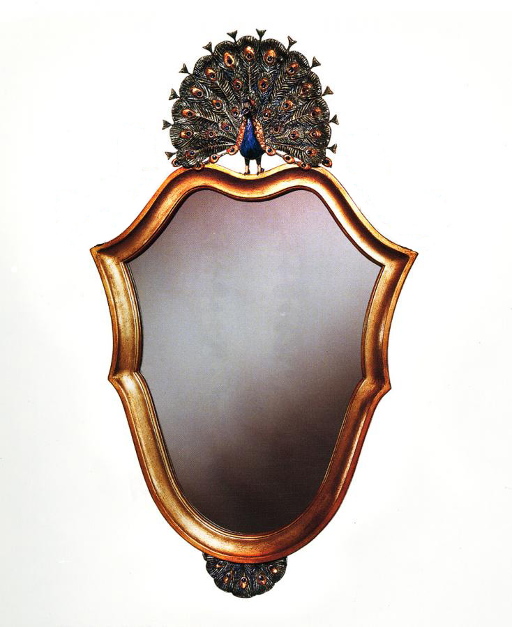 1161 Peacock Mirror 23×38