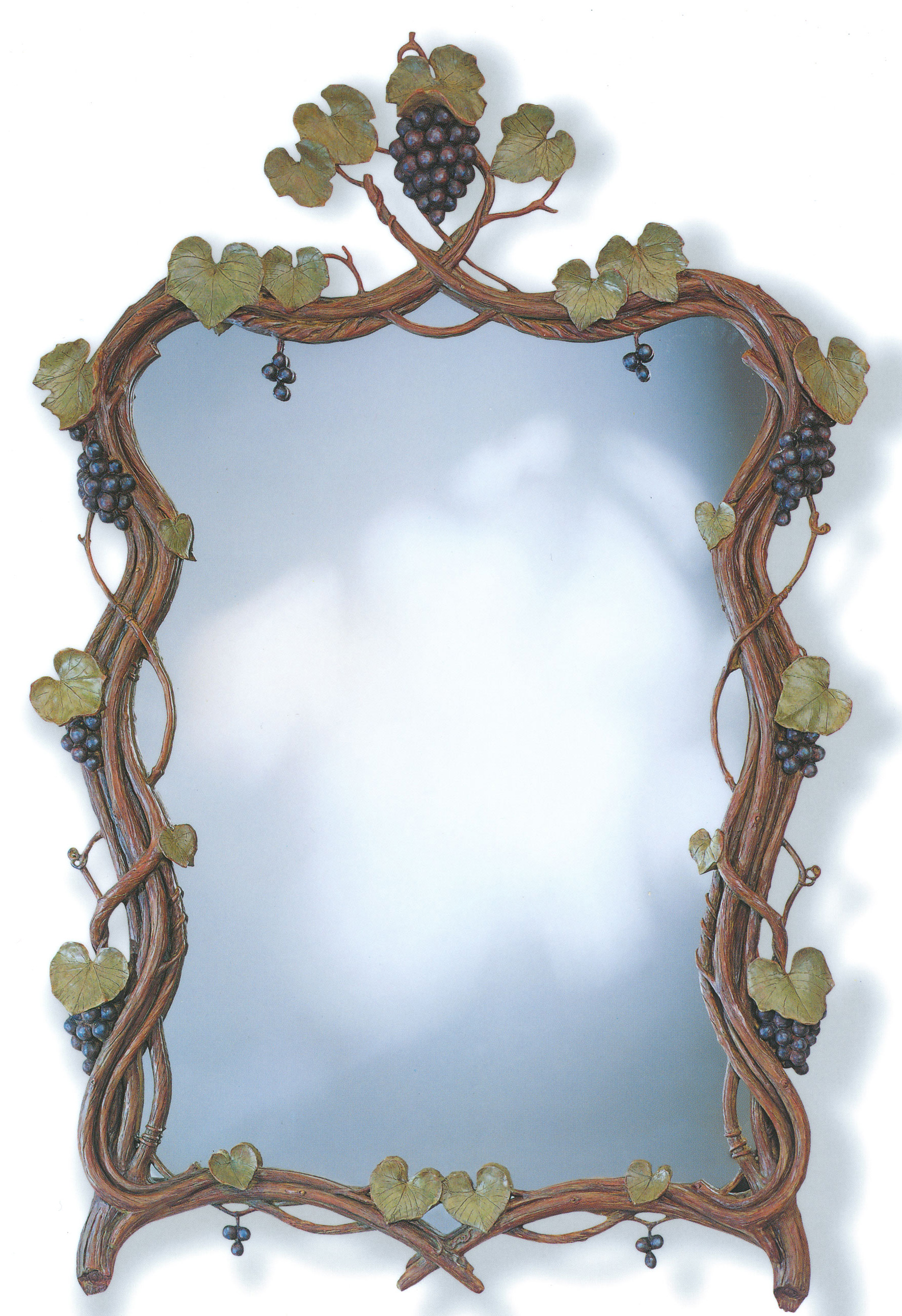1190 Grape Vines Mirror 37.5×56