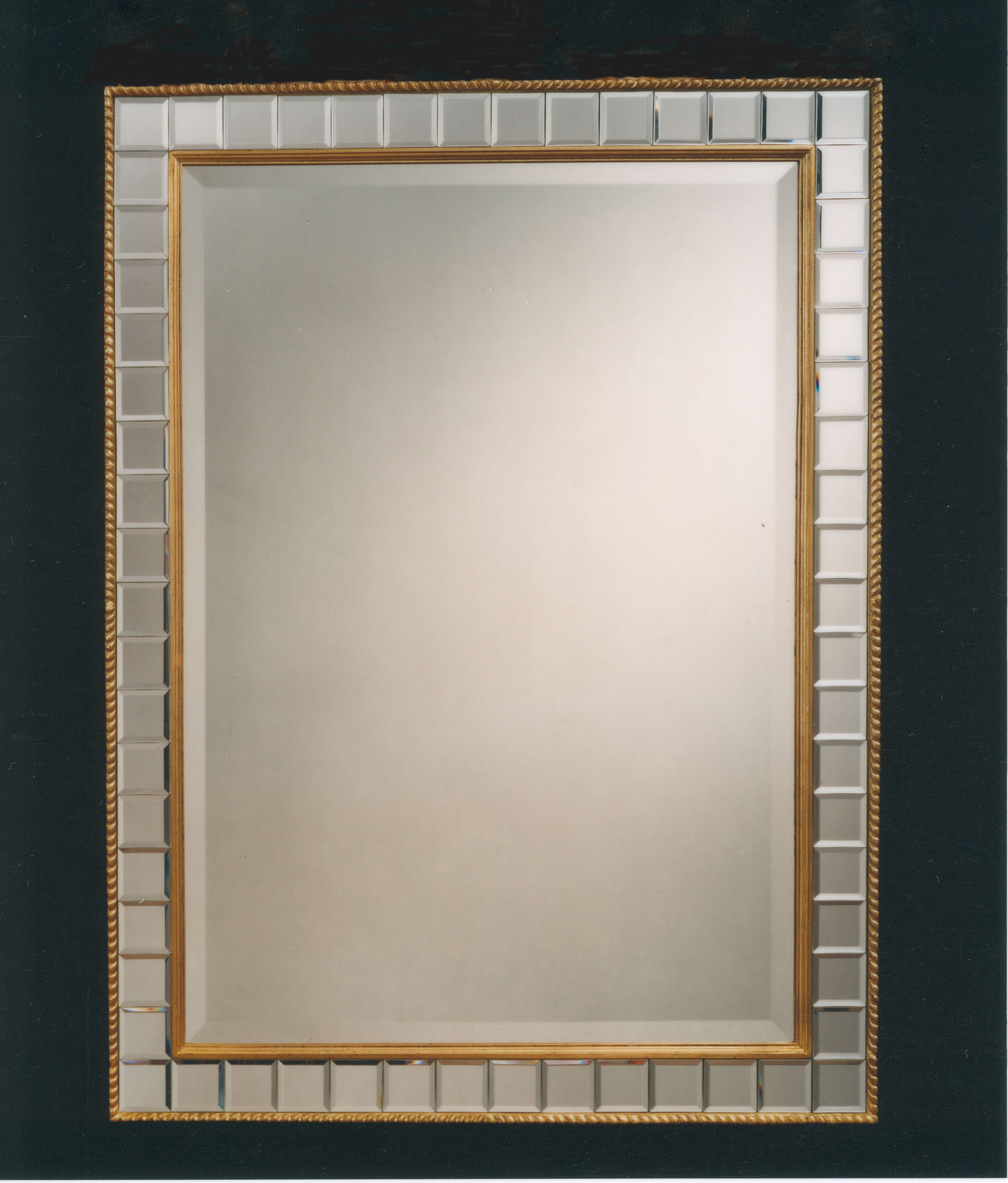 1208 Deco Baggett Mirror 29×38.5