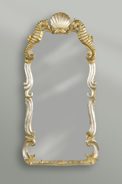 1256 Seahorses & Starfish Mirror 18×36