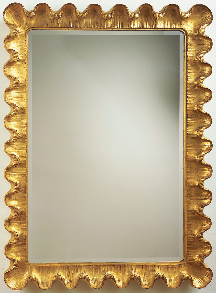 1940 Wave Moderne Mirror 33×45