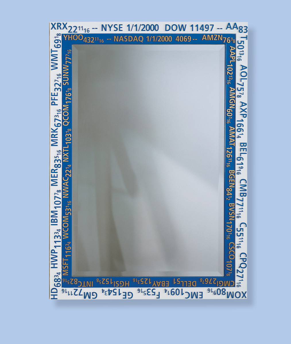 2000 Ticker Tape 2000 Mirror 27×38