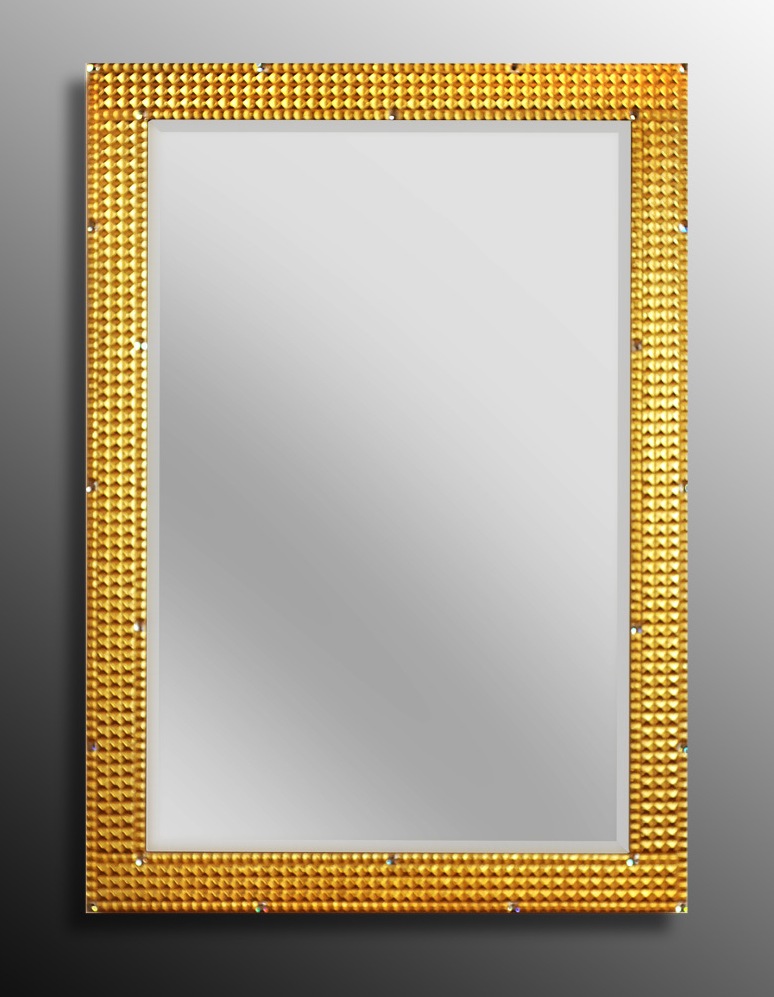 4430 Fascination III with petite Swarovski crystals Mirror 23.5×33