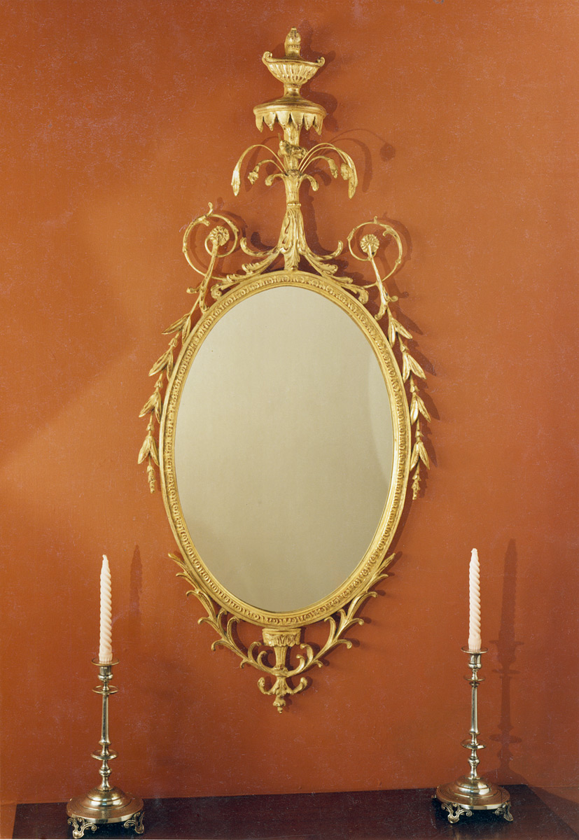 5197 Sheraton Oval Mirror 23×53