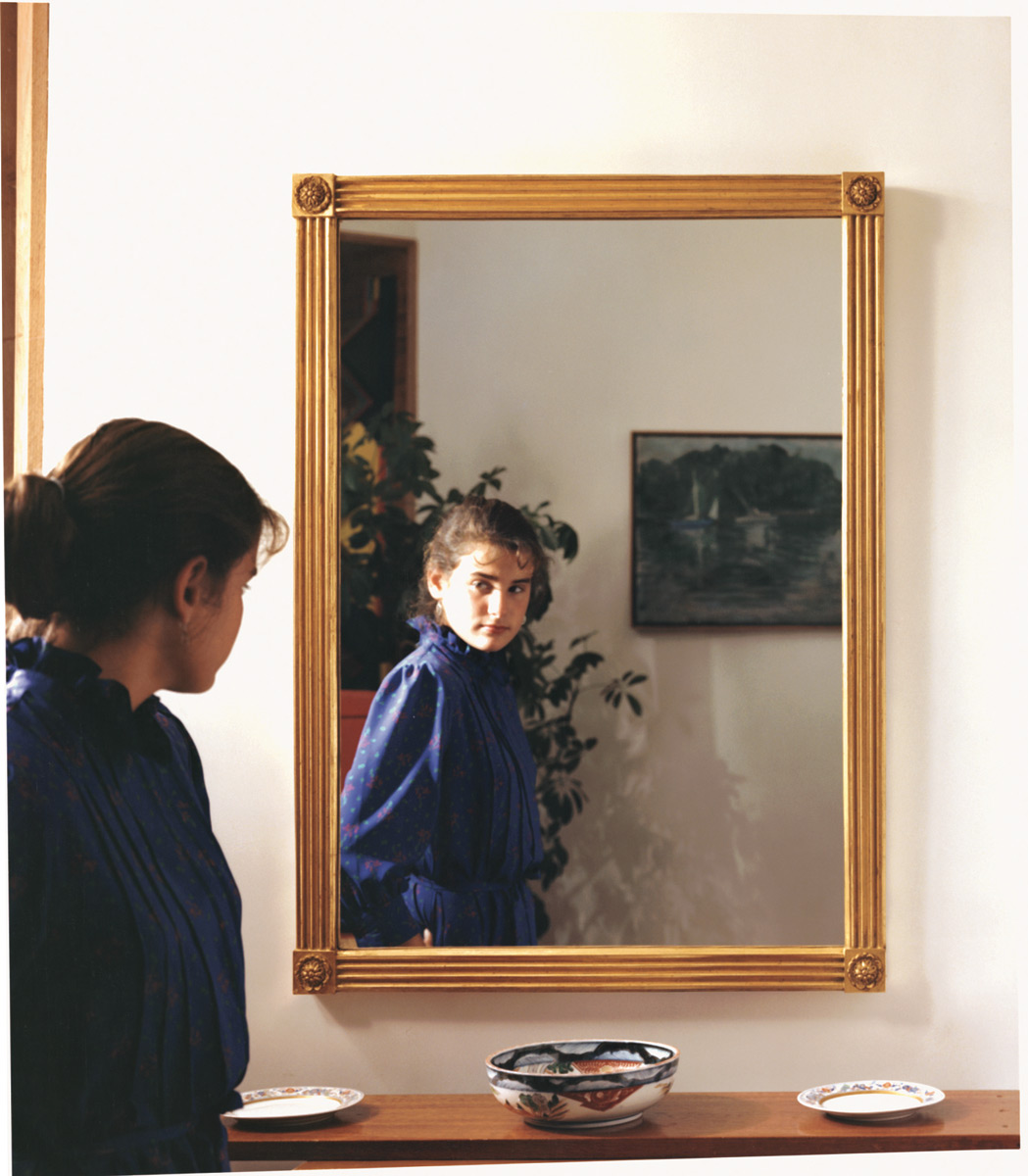 5205 Fluted Rosettes Mirror 30×40