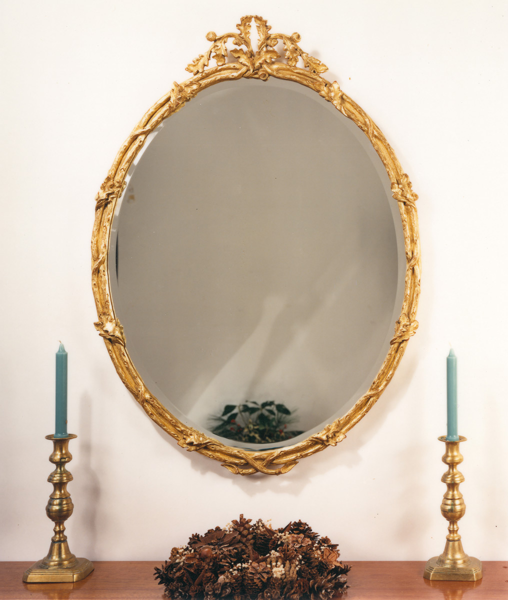 5224 Acorn Oval Mirror 26×35.5