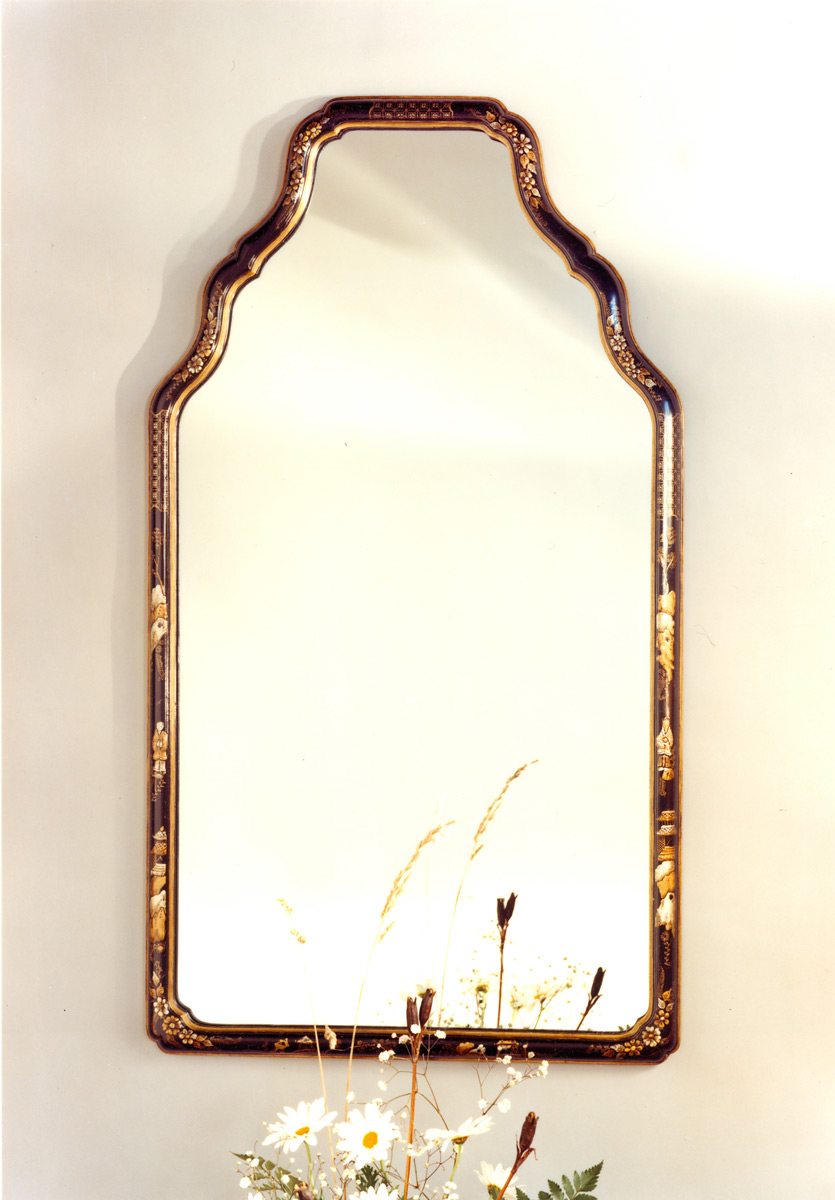 5351 Queen Anne Chinoiserie Mirror 24×43