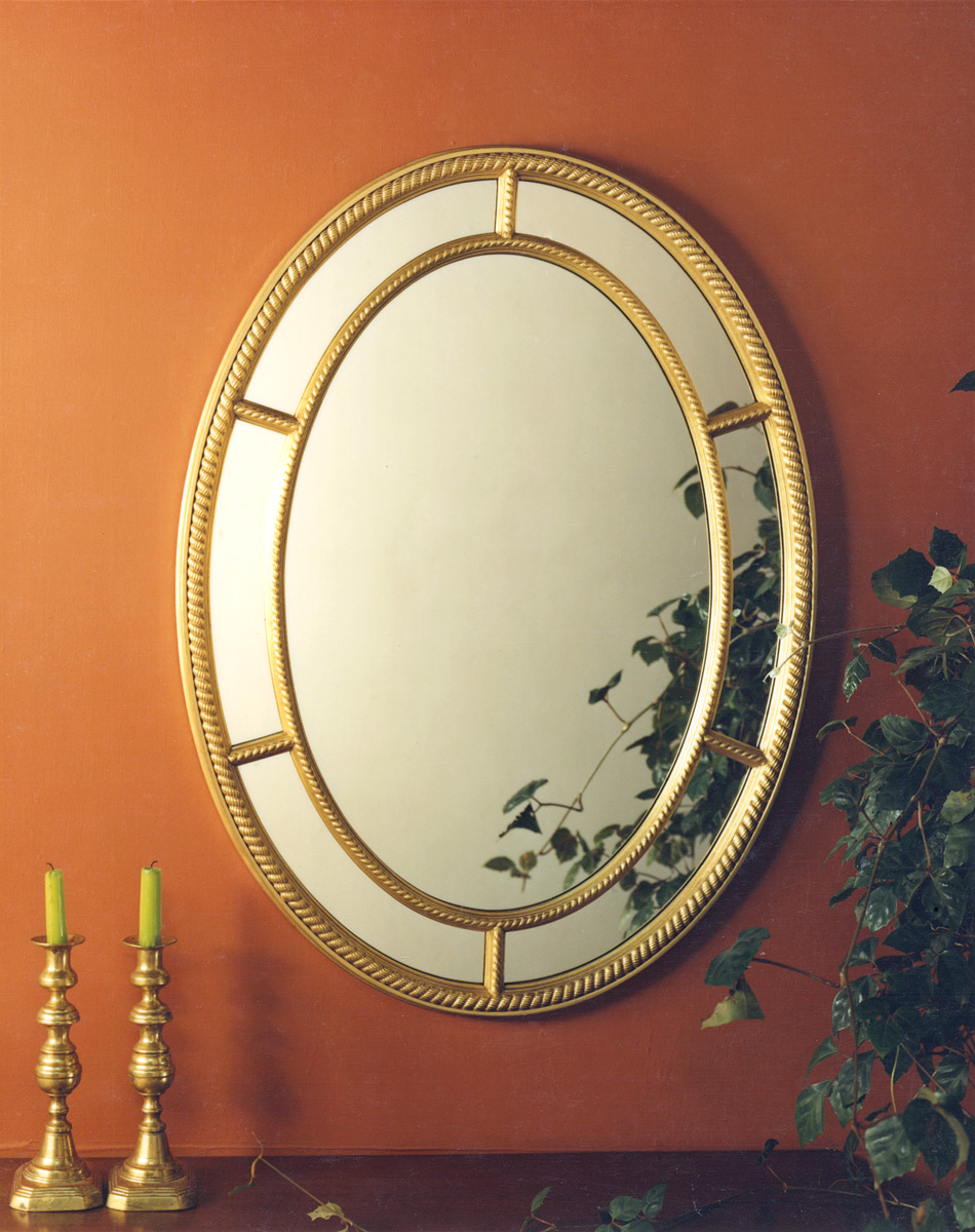 5462 Rope Oval Mirror 29×39