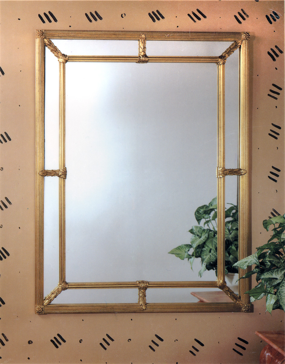 5472 Reeded Double Rectangle Mirror 32×42