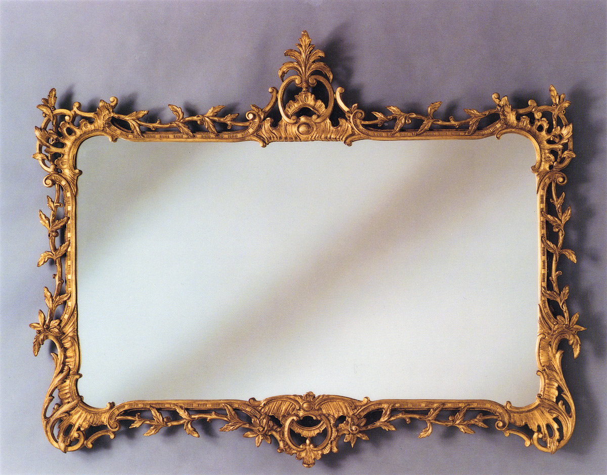 5508 Foliate Chippendale -- Horizontal Mirror 60×46