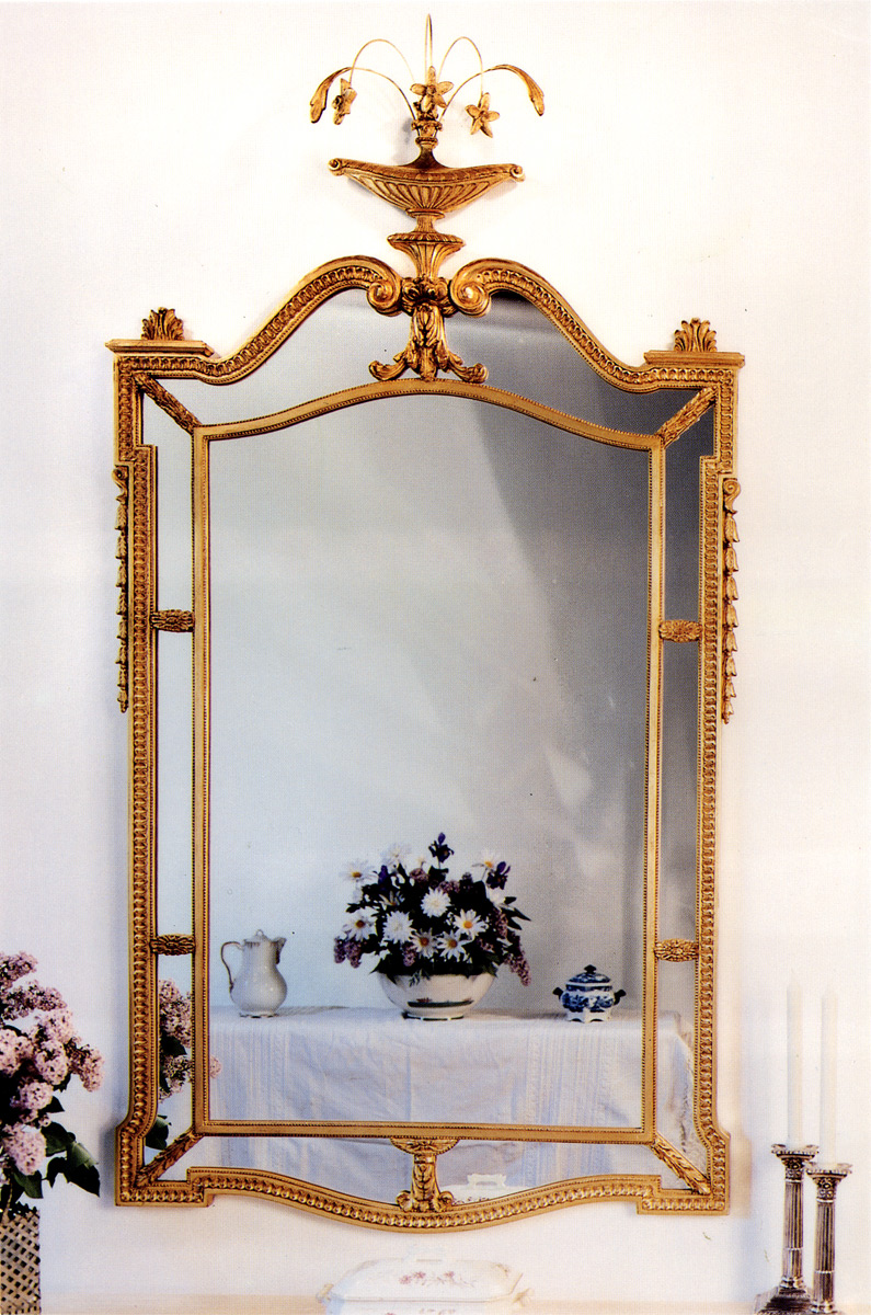 5901 Scroll And Urn Mirror 34×67
