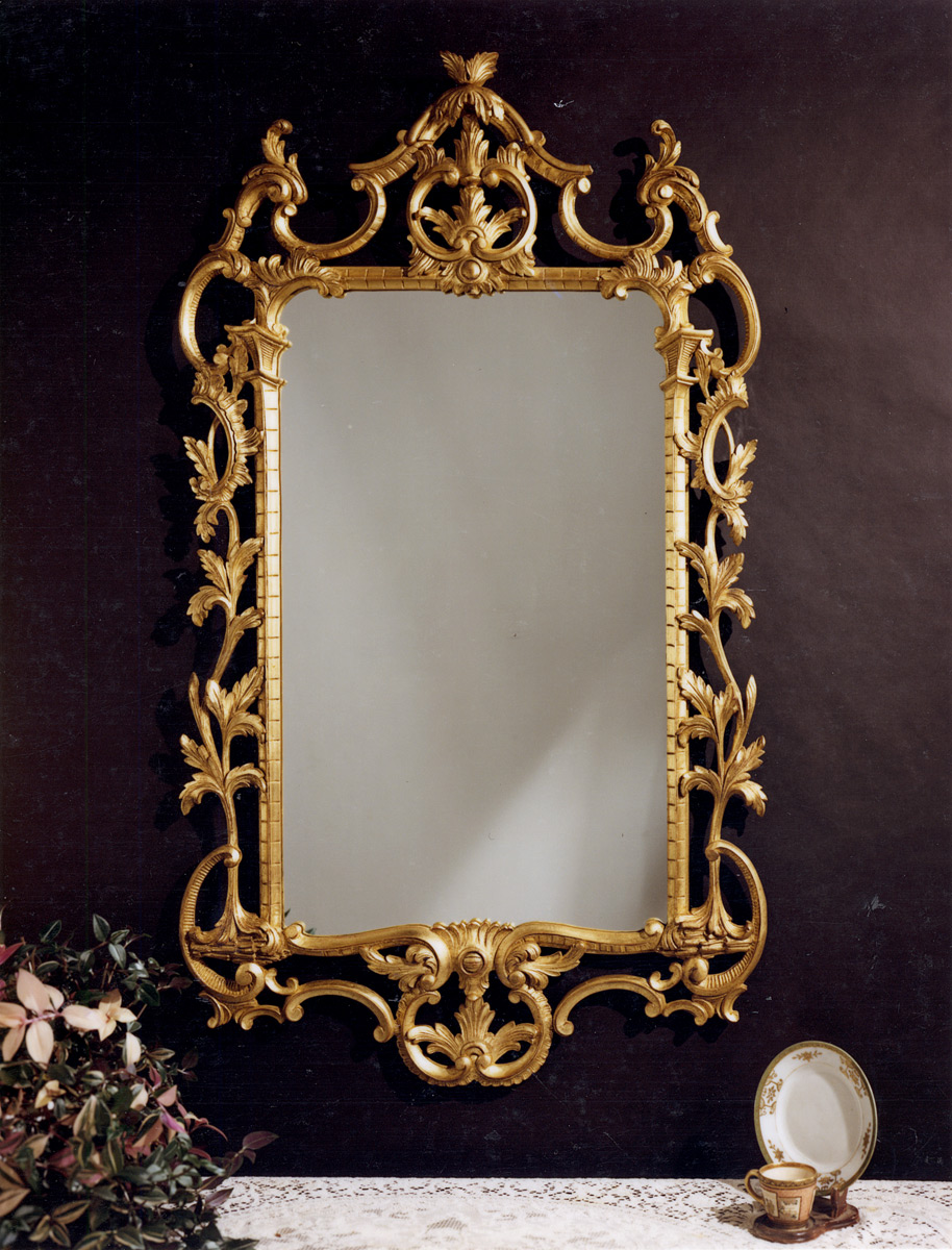 5933 Scrolled Chippendale Mirror 27×47