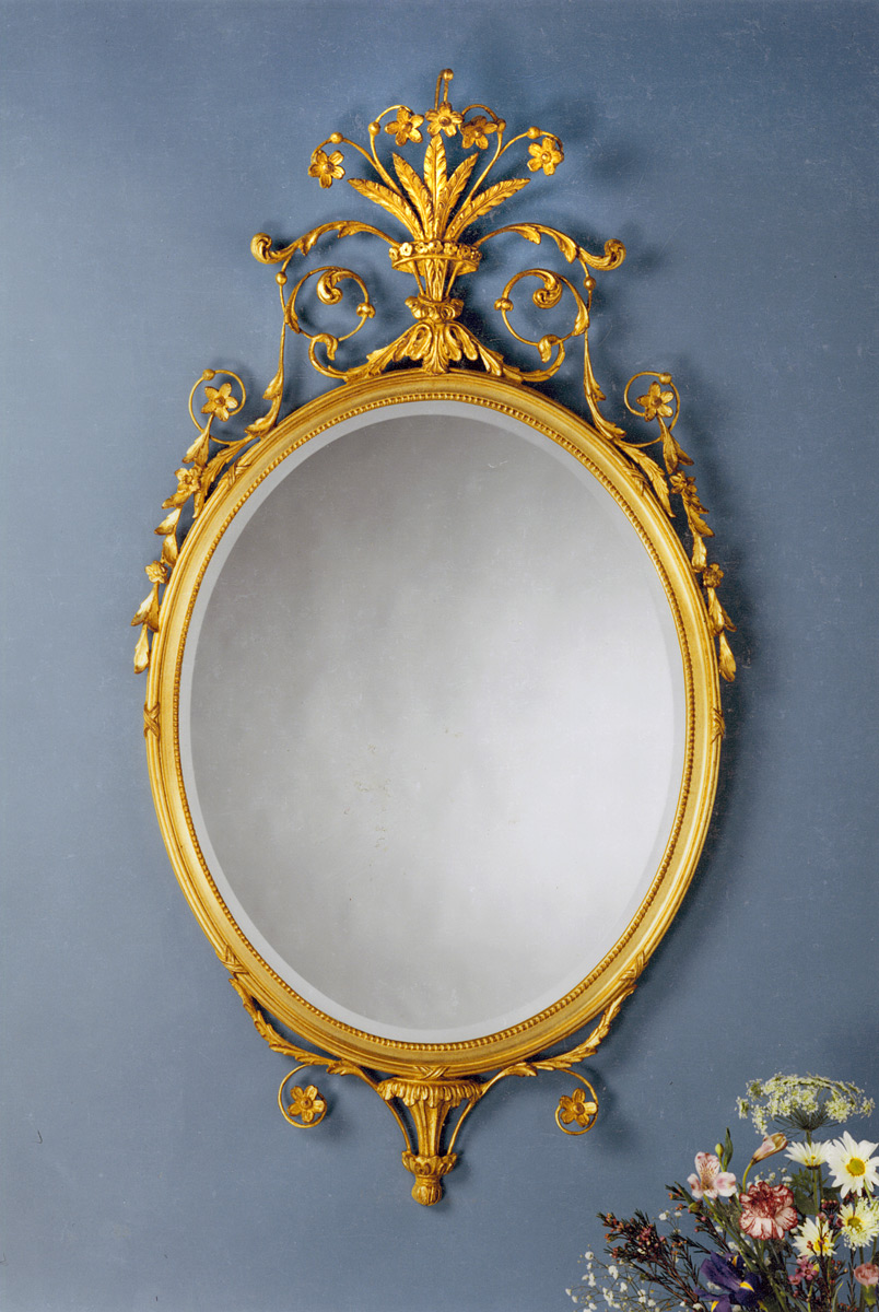 5940 Crowned Oval Mirror 27×53