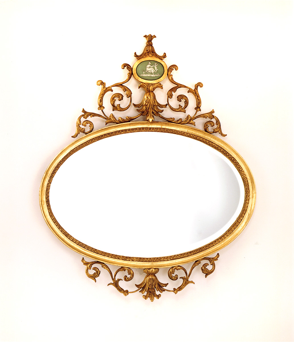 5945 Wedgwood Horizontal Oval Mirror 36×30