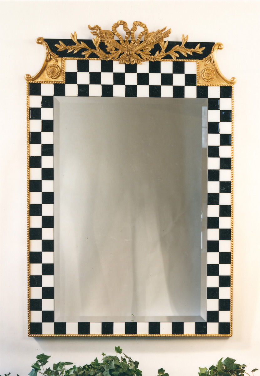 6003 Checkered Regalia Mirror 33×50