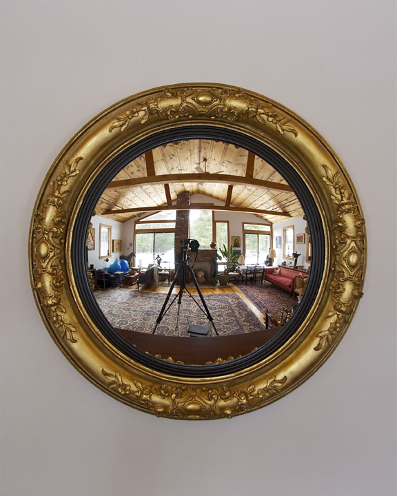 7135 Victorian Rondel Mirror 30"