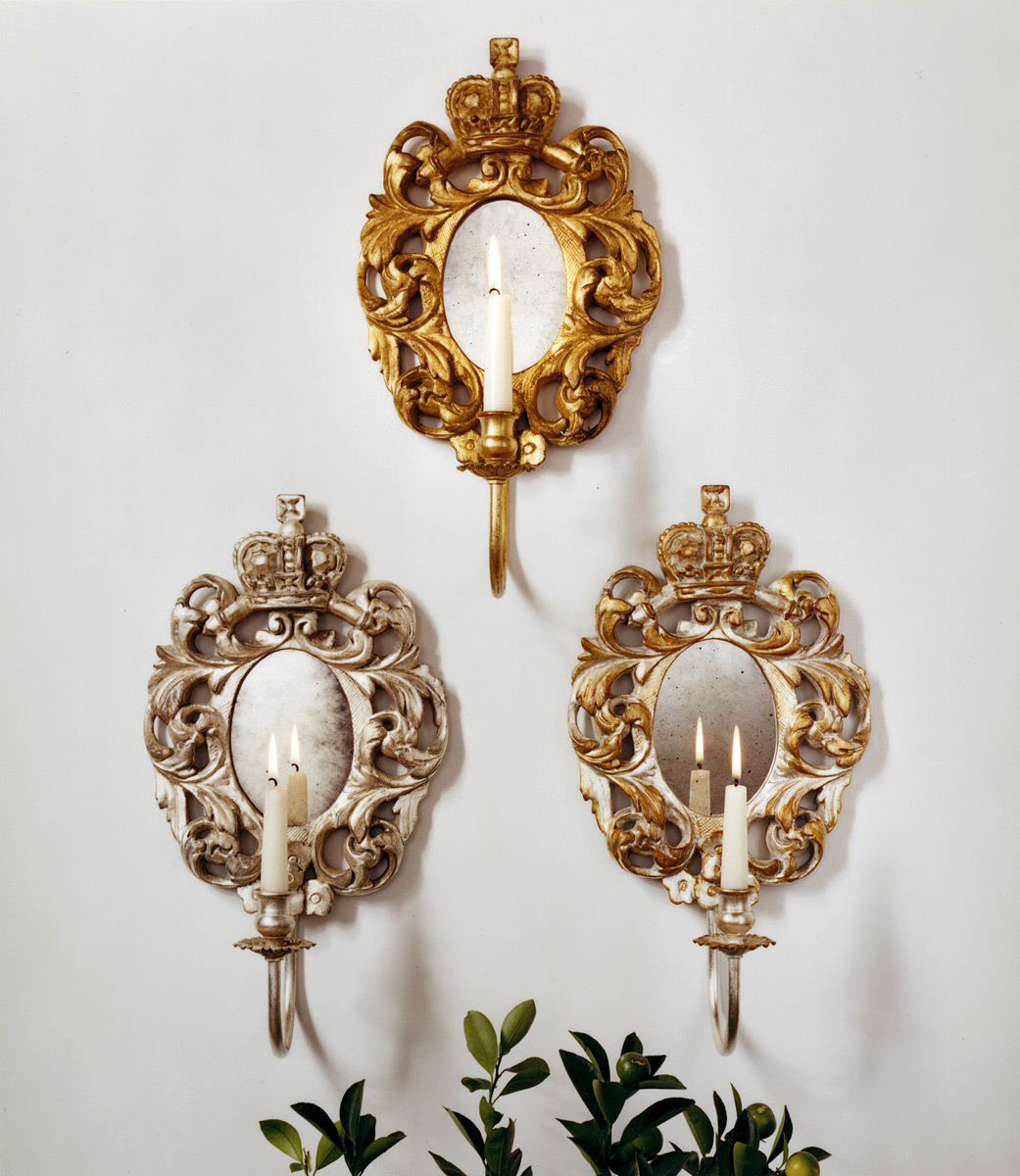 7521 Crown Sconce 9.5×17