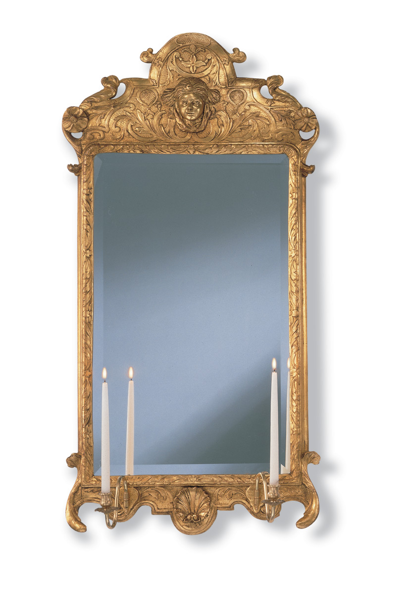7566 Williamsburg Queen Anne Mirror 25×50
