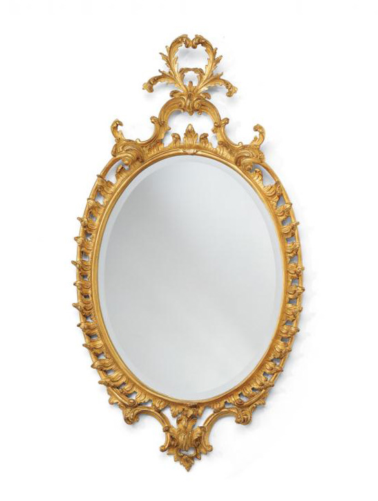 7570 Williamsburg Governor's Palace Oval Mirror 26×49
