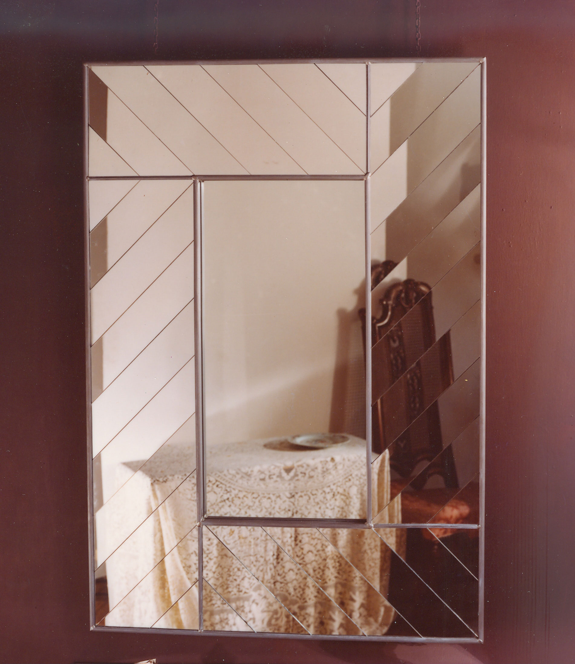 8033 Herringbone Rectangle Mirror 36×51